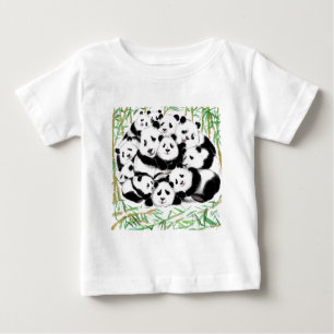 Panda Baby T-Shirt Happy Pandas