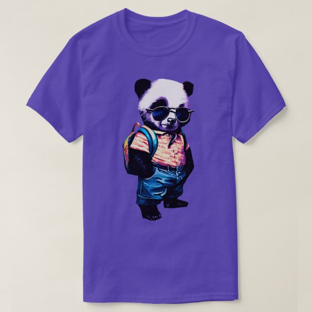 Panda back to school T-Shirt (Design Front)