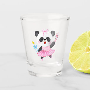 Panda Ballerina Animal Lovers Shot Glass