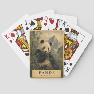 Panda Bamboo Highlands China VINTAGE Playing Cards