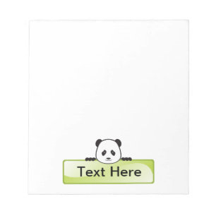 Panda Banner Notepad