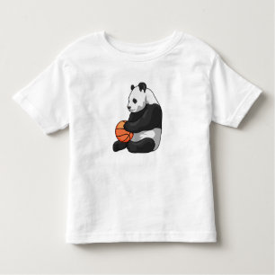 Panda Basketball player Basketball Toddler T-Shirt