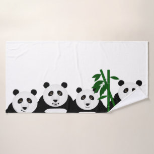 Panda Bath Towel