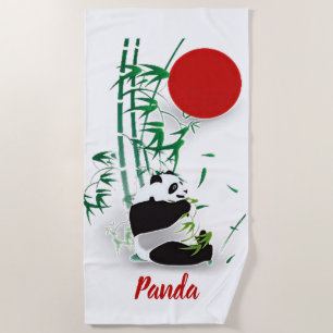 Panda   beach towel