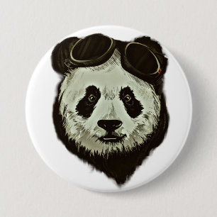 Panda Bear 7.5 Cm Round Badge