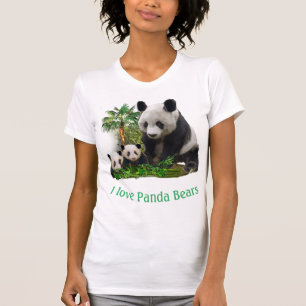 Panda Bear and cubs clothing T-Shirt