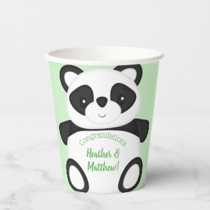 Panda Bear Baby Shower Paper Cups
