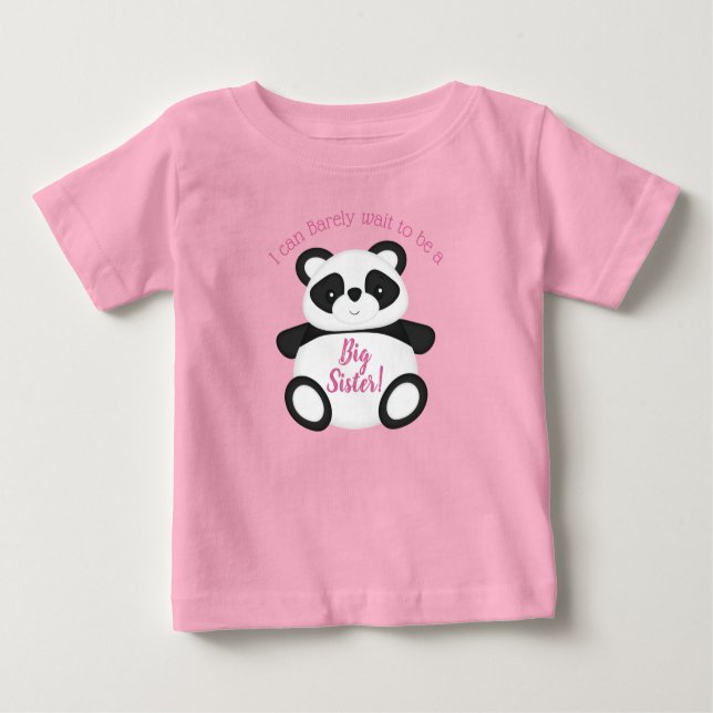 Panda Bear Baby Shower T-Shirt (Front)