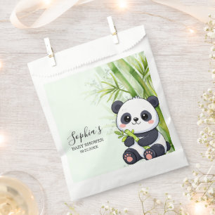 Panda Bear Bamboo Baby Shower Favour Bag