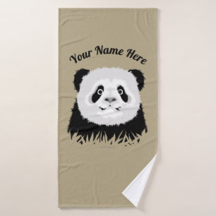 Panda Bear Bath Towel Set