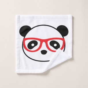 Panda Bear Bathroom Wash Cloth - Leon the Panda