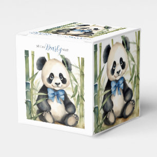 Panda Bear Bearly Wait Boy Baby Shower Favour Box