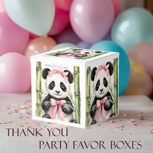 Panda Bear Bearly Wait Girls Baby Shower Favour Bo Box