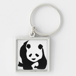 panda bear bears custom personalise Anniversaries Key Ring