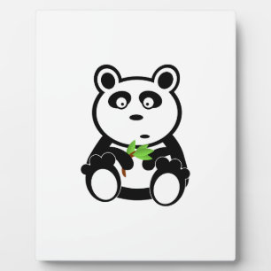 Panda Bear Black White Destiny Gifts Plaque