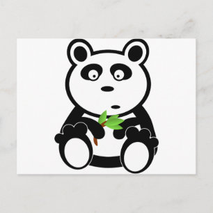 Panda Bear Black White Destiny Gifts Postcard