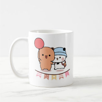 PANDA BEAR, bubu and dudu hugs love balloon Coffee Mug