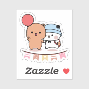 PANDA BEAR, bubu and dudu hugs love balloon KAWAII