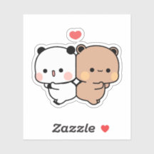 Panda bear, bubu and dudu love