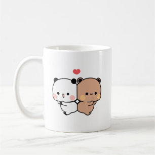Panda bear, bubu and dudu love coffee mug