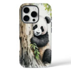Panda Bear By Tree