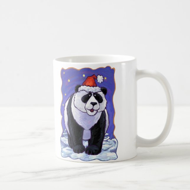 Panda Bear Christmas Coffee Mug (Right)