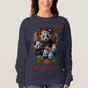 Panda Bear Christmas Sweatshirt