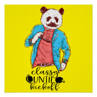 Panda Bear Classy Until Kickoff American football 