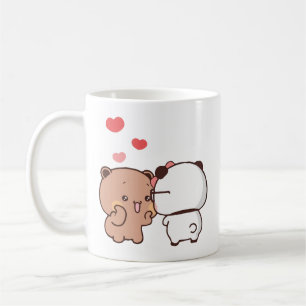 Panda bear couple, Cute bubu and dudu hugs love Coffee Mug