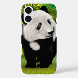 Panda Bear Cub iPhone 16 Case