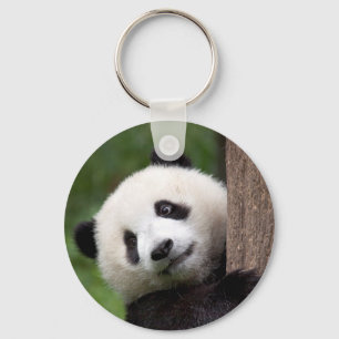 Panda Bear Cub Key Ring