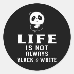 Panda Bear Cute Animal Pandas Paw Funny Gift Idea Classic Round Sticker