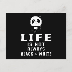 Panda Bear Cute Animal Pandas Paw Funny Gift Idea Postcard