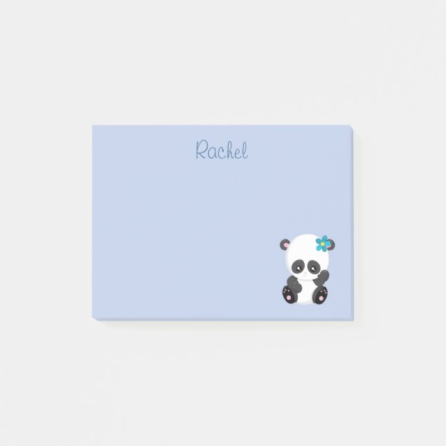 Panda Bear Cuteness Post-it Notes (Front)
