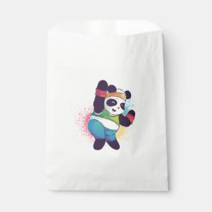 Panda Bear Dabbing Dancing Baby Shower Birthday Favour Bag