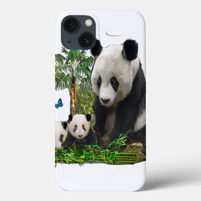 Panda bear designs Case-Mate iPhone case (Back)