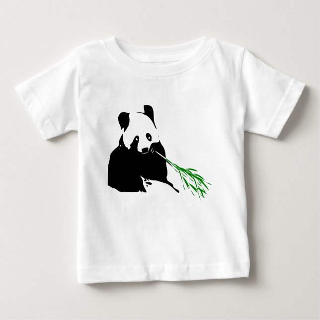 Panda Bear Designs on Baby cloths Baby T-Shirt (Front)