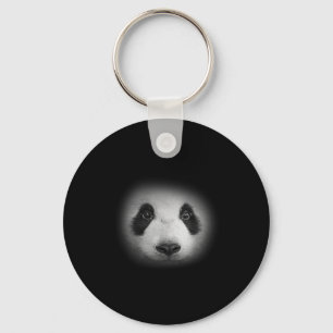 Panda Bear Face For Animal Lovers And Kind Bears Key Ring