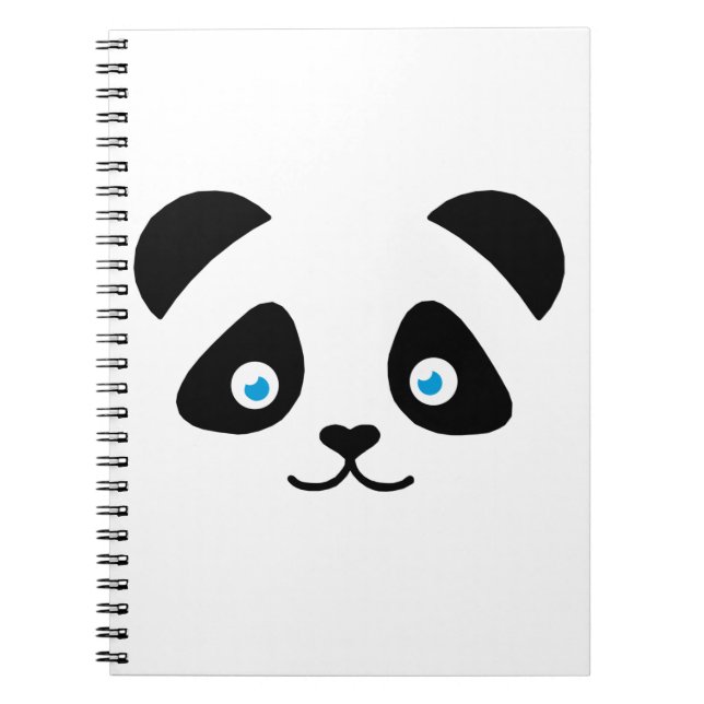 panda bear face notebook (Front)