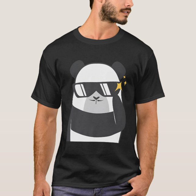Panda Bear Face T-Shirt (Front)
