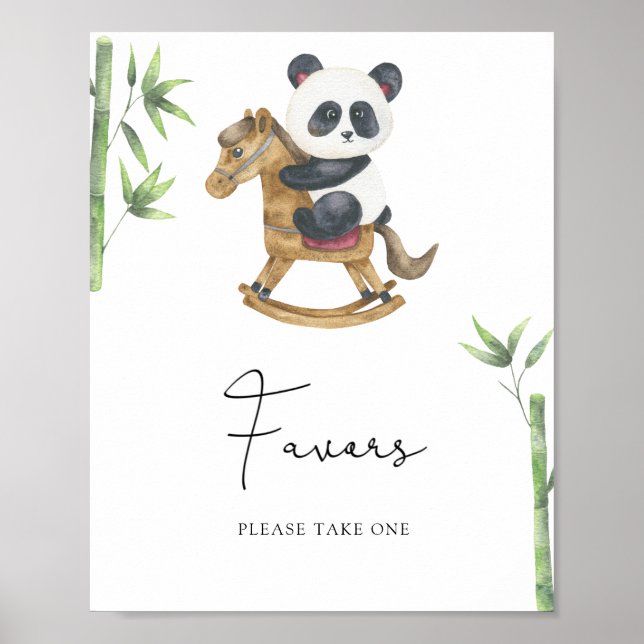 Panda bear - Favours Poster (Front)