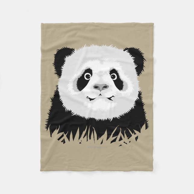 Panda Bear Fleece Blanket (Front)