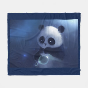 Panda Bear Fleece Blanket