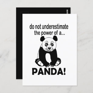 Panda Bear Funny Cute Animal Panda Postcard