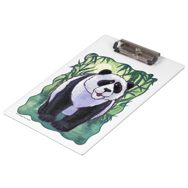 Panda Bear Gifts & Accessories Clipboard (Angled)