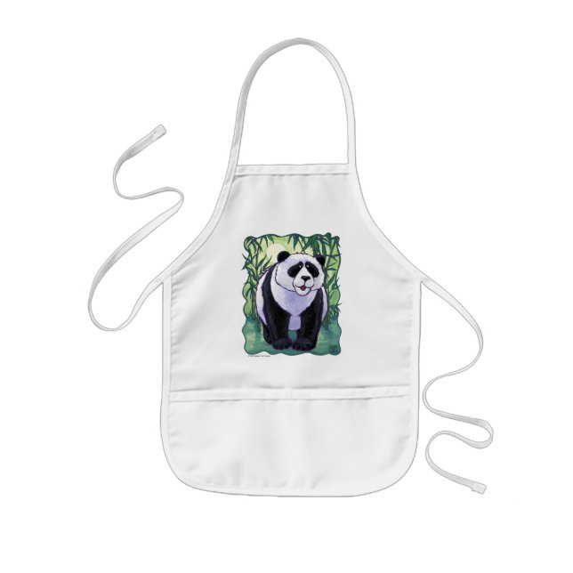 Panda Bear Gifts & Accessories Kids Apron (Front)