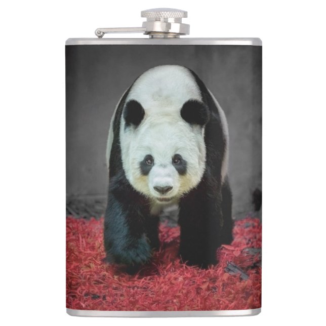 Panda Bear Hip Flask (Front)