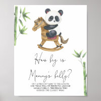 Panda Bear - How big is mummy's belly game