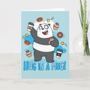 Panda Bear - Hug in a Mug! Card
