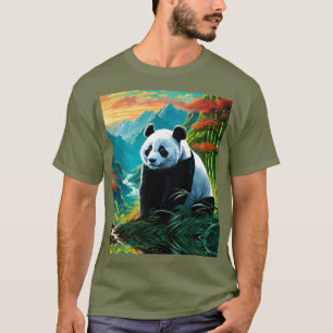 Panda Bear in the clouds T-Shirt